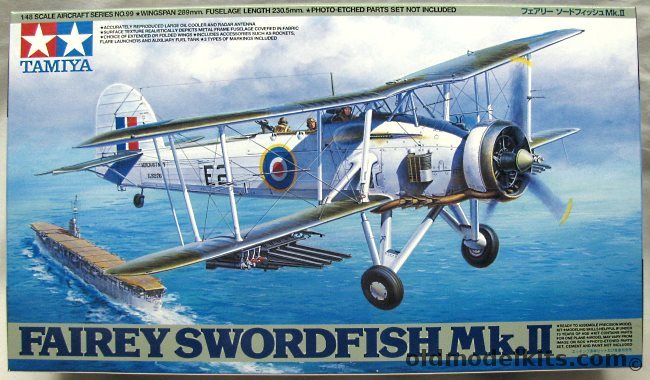 Tamiya 1/48 Fairey Swordfish Mk.II, 61099 plastic model kit